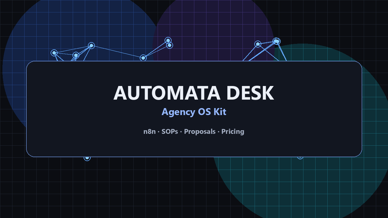 Automata Desk Agency OS Kit cover